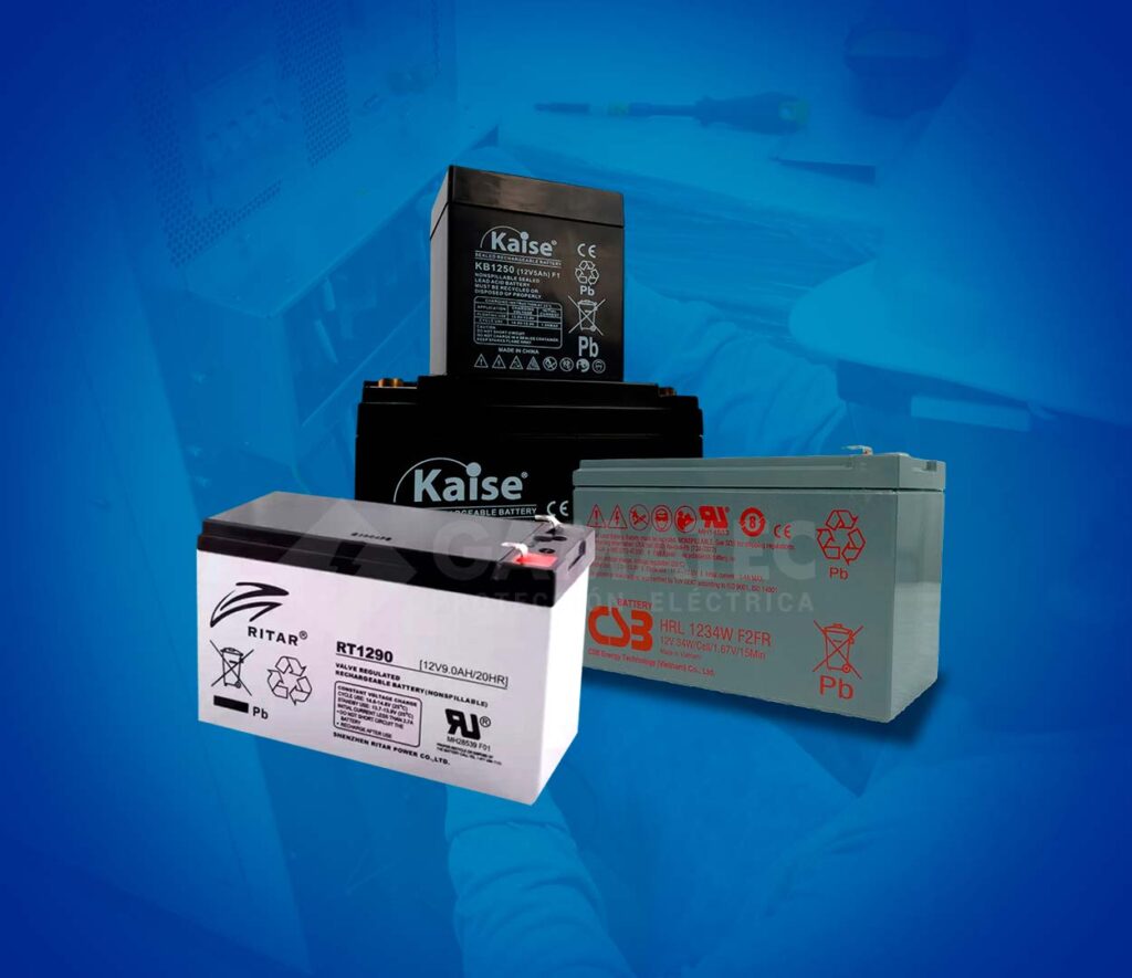 Batería sellada 12V 7Ah para UPS